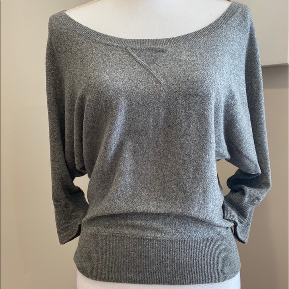 American Eagle Outfitters Sweaters - American Eagle Heather Gray Dolman Light Sweater
